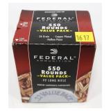 Box of 550 Rounds of hollow point Federal
