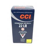 Brick of 500 .22 LR CCI cartridges, 500 Rds.