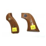 Lot, pair of Ruger and Smith & Wesson wooden grips