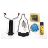 Slingshot with pellets