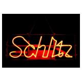 Vintage Schlitz Neon Sign, working, 8.5" x 23"