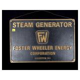 Heavy Bronze "Steam Generator Foster Wheeler