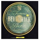 Vintage "Famous Beverwyck" Beer tray, 11 3/4"
