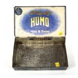 Vintage Humo Metal Cigar box