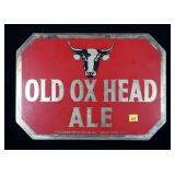 Vintage "Old Ox Head Ale Standard Brewing Co.