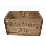 Old Abbey Ale Buffalo NY Wooden Crate