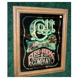 Colt Firearms Company Framed Mirror,