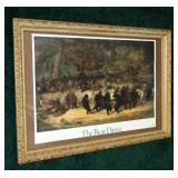 The Bear Dance, framed print