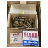 Lot: .30 Cal. .30-06 AP Cartridges and Alcan