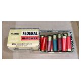 Lot, assorted 16 Ga. shot shells