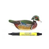 Ken Harris Mini Drake Wood Duck Decoy, ca. 60