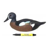 Ken Harris Blue Wing Teal Drake Decoy,