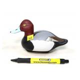 Mini Blue bill wooden decoy, signed, 1984