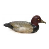 Vintage Howard Hall Drake Redhead wooden Decoy,