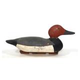 Vintage Redhead Wooden Decoy