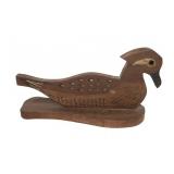 Hen Wood duck silhouette Wood Decoy