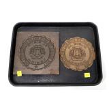 Bronze Legion Plaque with mold,