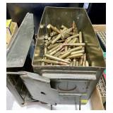 Ammo can with .30-06 cartridges