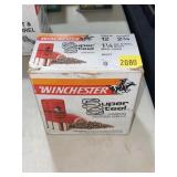 Box of 12 Ga. 2 3/4" shot shells, full but mixed