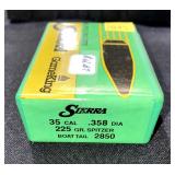Sierra 35 Cal. 225 Gr. Spitzer Boattail Bullets,