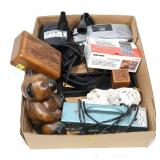 Lot, includes digital multimeter, alarm clock