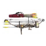 Alpine Silverado Lite compound bow with quiver