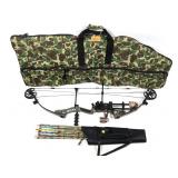 Horton Vertical compound bow with sight and