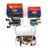 Lot, 2-vinatge Shakespeare reels, Service 1946