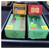 Lot: assorted .30 Cal. Bullets, 150, 165 & 168 Gr.