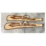 Lot, 2 gun cases, 40" L