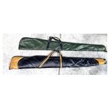 Lot, 2 gun cases, approx. length 49"