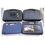 Lot, 4 hard pistol cases
