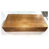 Custom wooden pistol case, 16"L x 7 3/4" W x 3" H