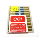 Case of CCI .22 LR shotshells, 20 Rds.