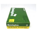 Box of .30-06 SPRG Accelerator 55-grain pointed SP
