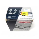 Box of 20 Ga. 3" No. 2 steel shot shells, 25 Rds.