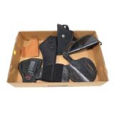 Lot: Assorted Holsters and Handgun pouch,