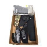 Lot: Assorted holsters & Blackhawk sportster