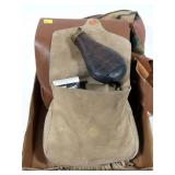 Lot, 3 pouches with muzzle loading accessories