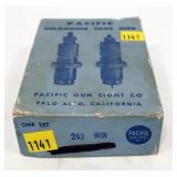 Pacific .243 Win Die Set, 4 pcs.