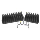Lot, 3 gun racks includes 2 Hyskore