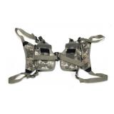 Digital camo double shoulder holster,