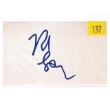 Rob Lowe, actor, autograph on 3x5 card