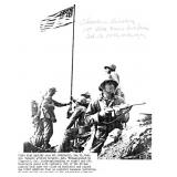 Lot, 8x10 photo of Flag Raising at Mt, Soribachi,