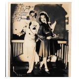 Rick & Gibson autographs on 8x10 photo, 1944, To