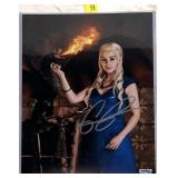 Emila Clarke, Game of Thrones actress, autograph