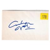 Graham Nash, guitarist, autograph on 3x5 card