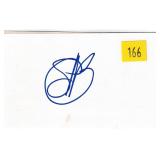 Sandra Bullock, actress, autograph on 3x5 card