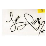 Tanya Tucker, singer, autograph on 3x5 card