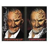 Lot, Robert Englund, actor, autographs on 2-4x6
